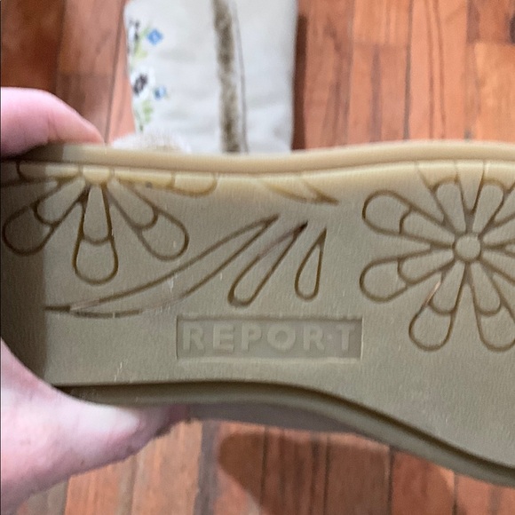 Embroidered Beige Winter Boots - Picture 4 of 9